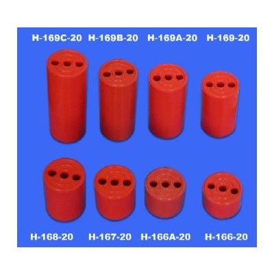 Solid Plastic Door Stopper with 3 screw holes